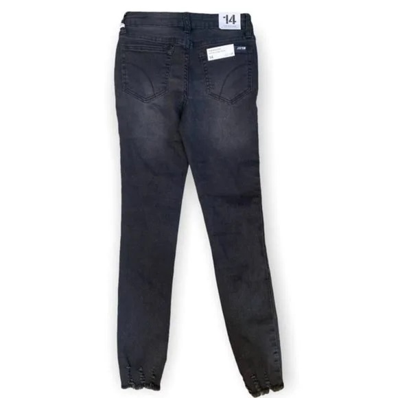 Kid Joe's Jeans Girls The Rocker Ankle Mid-Rise Ankle Skinny Jeans Color Pewter - Picture 13 of 13